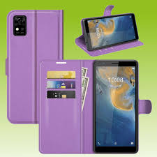 Für ZTE Blade A31 Handy Tasche Lila ...