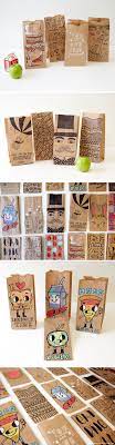 Creative Lunch Bag Decorating Ideas With Hallmark Artists Thinkmakeshareblog Com Diy Paper Bag Crafts Diy Paper Bag Paper Bag Design