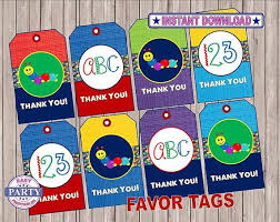 Baby Einstein Favor Tags Instant Download 1st Birthday Abc Etsy Favor Tags Baby Einstein Fun Favor