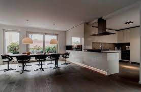 offene kuchen ideen bilder grose von kuche im wohnzimmer with offene kuche mit wohnzimmer and offene kuc modern kitchen open kitchen design open kitchen design