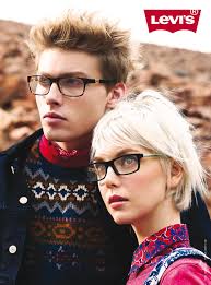 Levi S Eu Fitting 2014 Eyewear Advertisement Couple Optical Eyewear Advertising Optical Shop Model