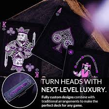 Use a program such as adobe photoshop or illustrator to create your designs. Cyberpunk Purple Playing Cards Deck Of Cards With Free Card Game Ebook Premium Card Deck Cool Poker Cards Unique Bright Colors For Kids Adults Card Decks Games Standard Size In Dubai