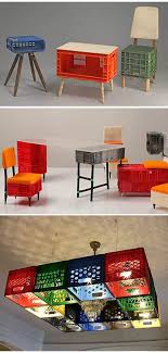 I M Going To Start Collecting Crates Right Now Milk Crate Furniture Crate Furniture Recycled Furniture