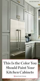 This Is The Color You Should Paint Your Kitchen Cabinets According To Experts Kitchen Cabinets Color Combination Kitchen Cabinet Trends Kitchen Color Trends