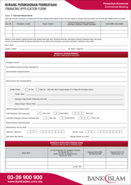 I have pretty much zeroed in on bank islam's baiti home loan, which works on tawarruq process flow and murabaha contract. Borang Bank Islam Fill Online Printable Fillable Blank Pdffiller