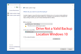 After hundreds of hours researching the best local storage and online backup services, we've put together a guide to backing up your mac or windows for most people, this means the original data on your computer, a backup on an external hard drive, and another on a cloud backup service. Solution The Drive Is Not A Valid Backup Location In Windows 10