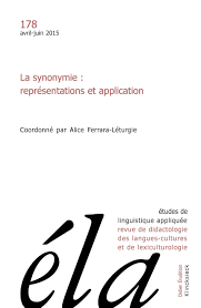 Au nom de cet exercice vain, orgueilleux, nul et non avenu qui consiste à aligner des mots qui ne sont pas de la réalité et qui du même coup refusent à la réalité dont l'univers est. Vous Avez Dit Synonyme Dans Le Dictionnaire Cairn Info