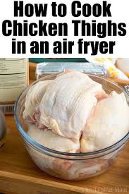 Best Air Fryer Chicken Thighs Ever Use This Dry Rub For Chicken To Make Sweet And Cri Air Fryer Chicken Thighs Air Fryer Dinner Recipes Air Fryer Recipes Easy