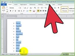 In pages how do i put words in alphabetical order. How To Alphabetize In Microsoft Word 8 Steps With Pictures