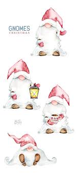 Nordic Gnomes Clip Art Gnome Clipart Tomte Nisse Etsy Nordic Gnomes Christmas Gnome Scandinavian Christmas