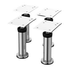 Capita Leg Stainless Steel 4 1 2 Ikea Adjustable Furniture Legs Ikea Furniture Legs