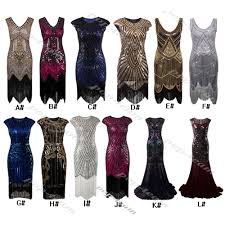 1920s Flapper Costume Charleston Gatsby Party Formal Evening Prom Club Dress Themed Prom Dresses Great Gatsby Party Dress Flapper Dress Gatsby
