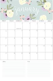 Beautiful January 2020 Calendar Buku Buku Harian Gambar