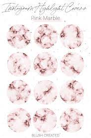 15 png instagram highlight covers (346px x 346px 72dpi). Pink Marble Instagram Story Highlight Covers For Influencers Bloggers Instagram Branding Insta Instagram Branding Instagram Icons Instagram Aesthetic