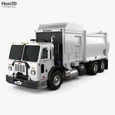 3d Model Of Peterbilt 520 Garbage Truck Mcneilus 2016 Garbage Truck Trucks Peterbilt