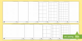 printable grid dot paper pack primary resource