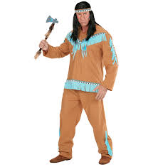 Indianer kostüme in riesenauswahl für western party & karneval! Herren Indianer Kostum Mit Oberteil Hose Stirnband Scherzwelt
