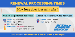State id cards are issued to state residents that need a state identification number but do not want or are unable to drive a motor vehicle. Ca Dmv On Twitter Have You Recently Renewed Your Vehicle Registration Or Driver S License Id Card Check Out The Cadmv Processing Times Below Visit Us Online For More Information Https T Co Djcq3a5adf