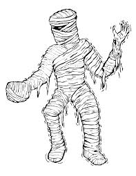 Wrapped spookily in bandages, mummies hold a certain amount of mystery. Mummy Coloring Pages Coloring Home