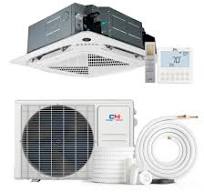 Cooper & Hunter 12,000 BTU Single Zone Ceiling Cassette, 230V, R454B - Ductless Mini Split Air Conditioner Heat Pump