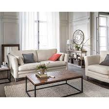 table basse teck recycle et metal suri side table wood coffee table living room decor