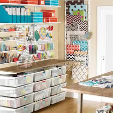 Clever ideas & tips for storage and organization. Elfa Storage And Shelving In The Craft Room
