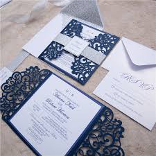 Biglietti di invito con motivo tagliato al laser con pizzo floreale, per inviti di wishmade 50pz taglio laser partecipazioni matrimonio blu con floreali nastro fiocco inviti da. Eleganti Partecipazioni Matrimonio Wpl0135 Wpl0135 0 00