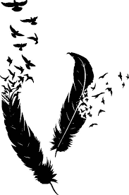 Bird Feather Clipart Black And White Pin By W3com On Gupogyadphu Dyag In 2020 Bird Art Henna Tattoo Designs Arm Line Art Drawings