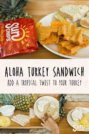 Say Aloha To This Flavorful Twist On The Traditional Turkey Sandwich Add Pineapple Herbed Cream Cheese And Delicious Bread For A Un Food Recipes Savoury Food