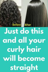 Just Do This And All Your Curly Hair Will Become Straight Today I Am Going To Share How Can Your M Straight Hair Tips Curly To Straight Hair Straight Hair Perm