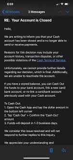How to reopen a closed cash app account with money in it? Cash App Support On Twitter We Re Sorry To Hear This It Looks Like Our Team Referred You To Our Terms Of Service Https T Co Tefhnzr2xa We Can T Share Account Specific Information On Social Media