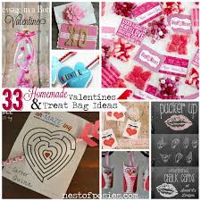 These bag treat tags are so clever. 33 Homemade Valentines Treat Bag Ideas Nest Of Posies