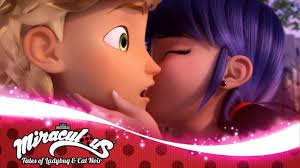 Ladybug and cat noir kissing in bed. Day 1 Adrienette Cheek Kiss Scene Fandom
