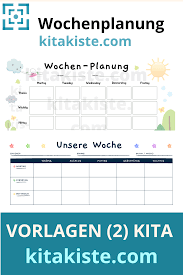 Check spelling or type a new query. Wochenplanung Vorlage Kita Kiste