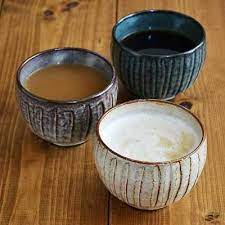楽天市場 和食器 おしゃれ 手造り 土物のゆったり碗 しのぎ ボウル お碗 小鉢 アイスボウル デザートカップ サラダボウル カップ 湯呑み ゆのみ 和のスープボウル スープカップ カフェオレボウル コーヒーカップ 陶器 カフェ風 モダン 和カフェ カフェ食器 食器専門店