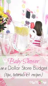 Plan A Gorgeous Baby Shower On A Budget Shopping At The Dollar Store