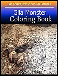 Colouring pages available are baby cookie monster sitting coloring, cookie monster coloring for ki. Amazon Com Gila Monster Coloring Book For Adults Relaxation 50 Pictures Gila Monster Sketch Coloring Book Creativity And Mindfulness 9798652772284 Cowan Sonya Books