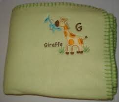 This special blanket measures 75cm x 100cm. Garanimals Light Green G Giraffe Baby Blanket Security Fleece Blanket 30x40 Nwot Ebay