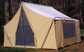 Love This Vintage Canvas Tent We Had An Old 2 Room Tent With Bunk Bed Cots What Fun We Had Bigtent Canvas Tent Camping Tent Family Tent Camping