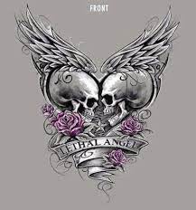 Maybe you would like to learn more about one of these? Lethal Angel Skull Tattoos Skull Artwork Sugar Skull Tattoos