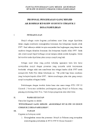 Doc proposal perbaikan jalan rw ahmad abdillah academia edu. Proposal Rabat Beton Gang