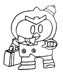 Darryl is a brawler with typical heavy weight skills, it is responsible for eliminating enemies at close range and serves to withstand damage from others brawlers. Coloring Page Brawl Stars Mr P 48