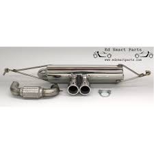 S Mann Sport Exhaust S Flow Centre Twin T For Smart Fortwo 453