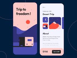 Desert Trip Mobile App Concept App Design Web App Design Mobile App