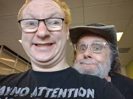 Meeting with Gary Braunbeck today (it was a work thing).