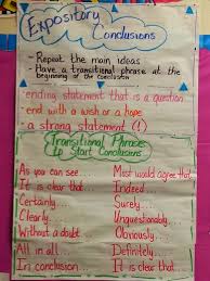 expository writing anchor chart 2nd grade