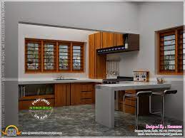 Simple kitchen design kerala style ft. Modern House Elevation With Interior Renderings Kerala Home Design And Floor Plans 8000 Houses