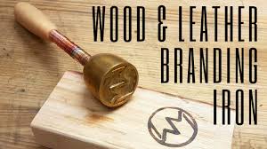 making a wood leather branding iron