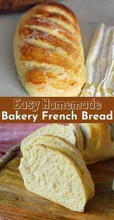 Bread Recipes Easy Homemade Bakery French Bread Easy French Bread Recipe Bread Recipes Homemade French Bread Recipe