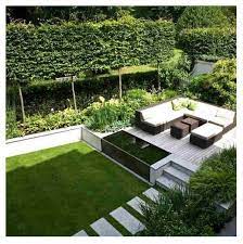 Desain Taman Mewah Minimalis Di Belakang Rumah Desain Lanskap Desain Kebun Modern Desain Taman